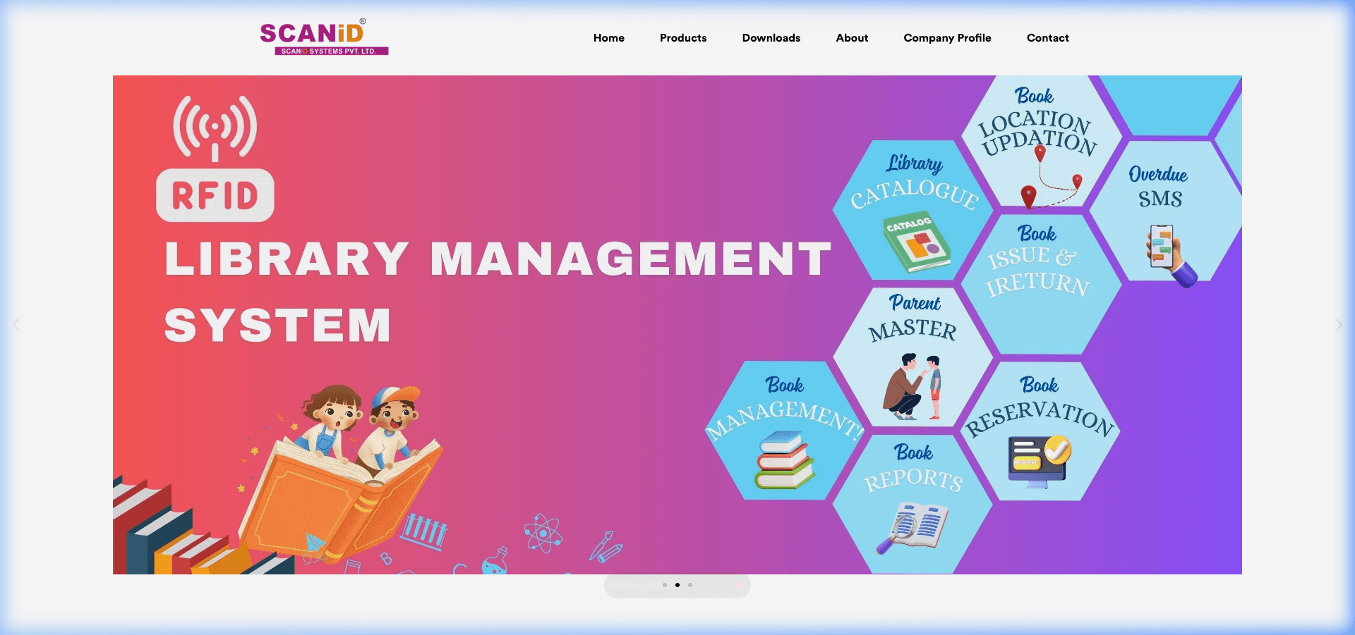 SCANiD Systems website screenshot